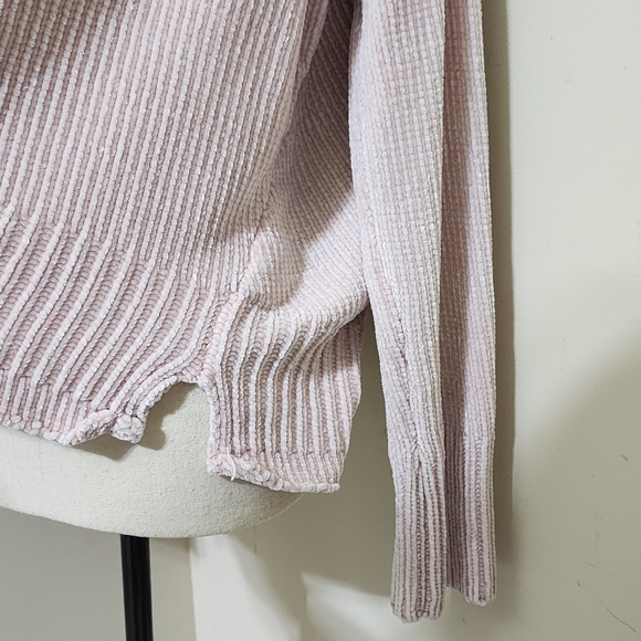 MM by My Michelle Oversized Soft Chenille Pullover Sweater Large Pink - Picture 6 of 11